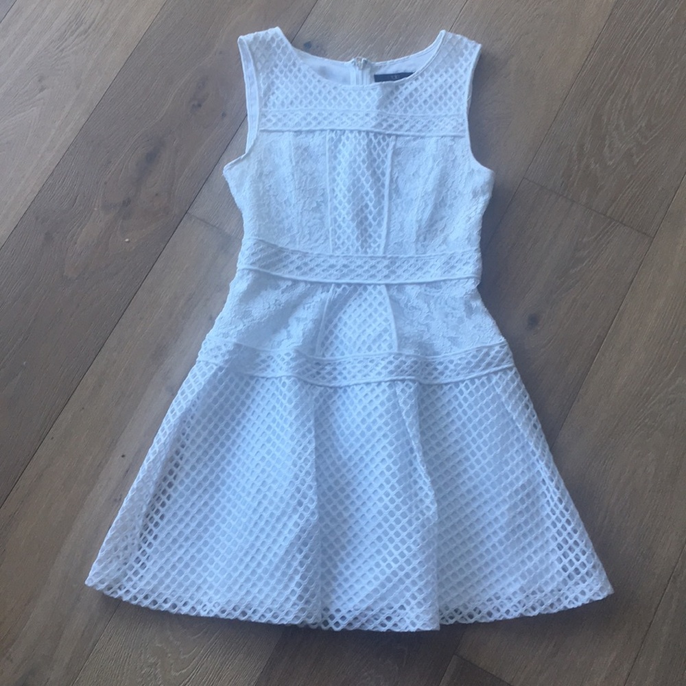 White lace dress